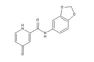 N-(1,3-benzodioxol-5-yl)-4-keto-1H-pyridine-2-carboxamide