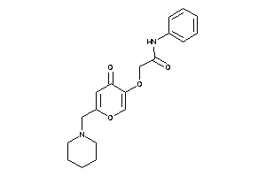 2-[4-keto-6-(piperidinomethyl)pyran-3-yl]oxy-N-phenyl-acetamide