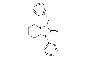 3-benzyl-1-phenyl-3,5,6,7,8,8a-hexahydroimidazo[1,2-a]pyridin-2-one