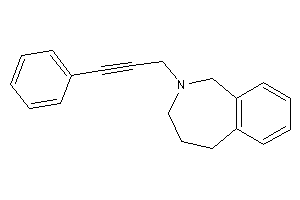 2-(3-phenylprop-2-ynyl)-1,3,4,5-tetrahydro-2-benzazepine