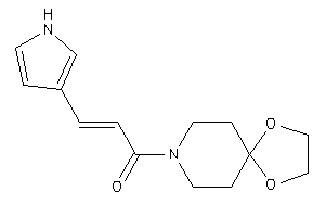 1-(1,4-dioxa-8-azaspiro[4.5]decan-8-yl)-3-(1H-pyrrol-3-yl)prop-2-en-1-one