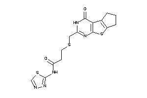 3-[(ketoBLAHyl)methylthio]-N-(1,3,4-thiadiazol-2-yl)propionamide