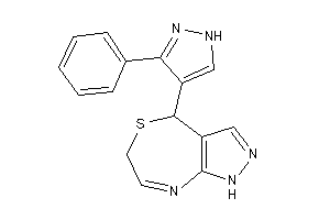 4-(3-phenyl-1H-pyrazol-4-yl)-4,6-dihydro-1H-pyrazolo[3,4-e][1,4]thiazepine