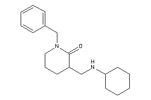 1-benzyl-3-[(cyclohexylamino)methyl]-2-piperidone