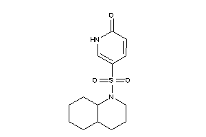 5-(3,4,4a,5,6,7,8,8a-octahydro-2H-quinolin-1-ylsulfonyl)-2-pyridone