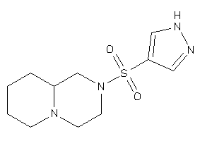 2-(1H-pyrazol-4-ylsulfonyl)-1,3,4,6,7,8,9,9a-octahydropyrido[1,2-a]pyrazine