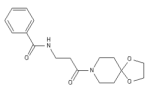 N-[3-(1,4-dioxa-8-azaspiro[4.5]decan-8-yl)-3-keto-propyl]benzamide