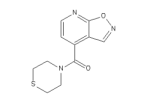Isoxazolo[5,4-b]pyridin-4-yl(thiomorpholino)methanone