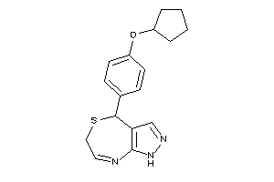 4-[4-(cyclopentoxy)phenyl]-4,6-dihydro-1H-pyrazolo[3,4-e][1,4]thiazepine