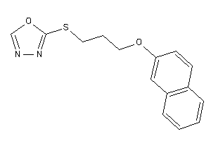 2-[3-(2-naphthoxy)propylthio]-1,3,4-oxadiazole