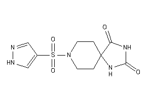 8-(1H-pyrazol-4-ylsulfonyl)-2,4,8-triazaspiro[4.5]decane-1,3-quinone