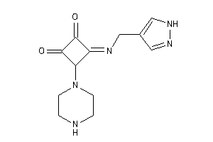 3-piperazino-4-(1H-pyrazol-4-ylmethylimino)cyclobutane-1,2-quinone