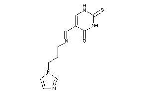 Image of 5-(3-imidazol-1-ylpropyliminomethyl)-2-thioxo-1H-pyrimidin-4-one