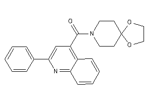 1,4-dioxa-8-azaspiro[4.5]decan-8-yl-(2-phenyl-4-quinolyl)methanone