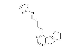 1,3,4-thiadiazol-2-yl-[3-(BLAHylthio)propylidene]amine