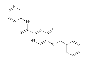 5-benzoxy-4-keto-N-(3-pyridyl)-1H-pyridine-2-carboxamide