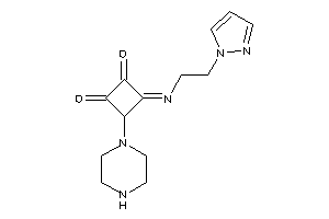 3-piperazino-4-(2-pyrazol-1-ylethylimino)cyclobutane-1,2-quinone