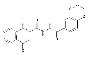 N'-(2,3-dihydro-1,4-benzodioxine-6-carbonyl)-4-keto-1H-quinoline-2-carbohydrazide