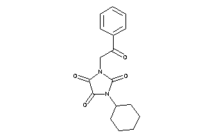 1-cyclohexyl-3-phenacyl-imidazolidine-2,4,5-trione