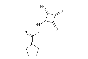 3-imino-4-[(2-keto-2-pyrrolidino-ethyl)amino]cyclobutane-1,2-quinone