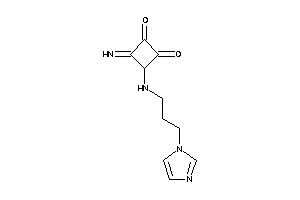 3-(3-imidazol-1-ylpropylamino)-4-imino-cyclobutane-1,2-quinone