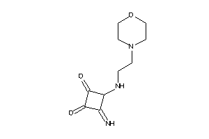 3-imino-4-(2-morpholinoethylamino)cyclobutane-1,2-quinone