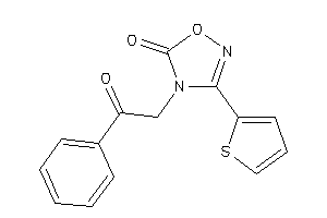 Image of 4-phenacyl-3-(2-thienyl)-1,2,4-oxadiazol-5-one