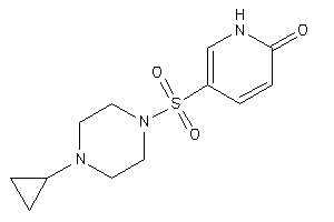 5-(4-cyclopropylpiperazino)sulfonyl-2-pyridone