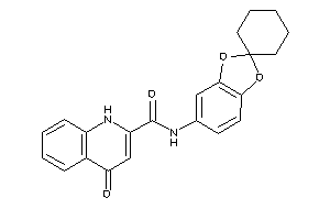 4-keto-N-spiro[1,3-benzodioxole-2,1'-cyclohexane]-5-yl-1H-quinoline-2-carboxamide