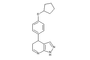 4-[4-(cyclopentoxy)phenyl]-4,5-dihydro-1H-pyrazolo[3,4-b]pyridine