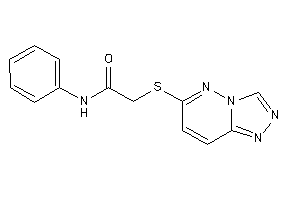 N-phenyl-2-([1,2,4]triazolo[3,4-f]pyridazin-6-ylthio)acetamide