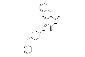 Image of 1-benzyl-5-[[(1-benzyl-4-piperidyl)amino]methylene]barbituric Acid
