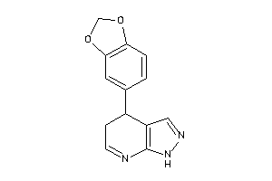 4-(1,3-benzodioxol-5-yl)-4,5-dihydro-1H-pyrazolo[3,4-b]pyridine