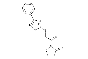 Image of 1-[2-[(3-phenyl-1,2,4-thiadiazol-5-yl)thio]acetyl]-2-pyrrolidone