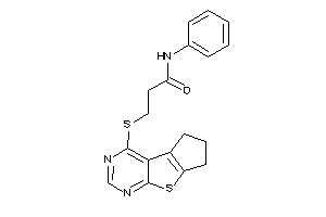 N-phenyl-3-(BLAHylthio)propionamide