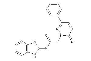 N-(3H-1,3-benzothiazol-2-ylidene)-2-(6-keto-3-phenyl-pyridazin-1-yl)acetamide