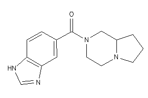 3,4,6,7,8,8a-hexahydro-1H-pyrrolo[1,2-a]pyrazin-2-yl(1H-benzimidazol-5-yl)methanone