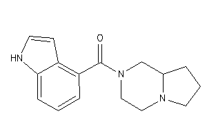 3,4,6,7,8,8a-hexahydro-1H-pyrrolo[1,2-a]pyrazin-2-yl(1H-indol-4-yl)methanone
