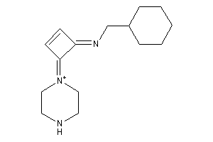 Cyclohexylmethyl-(4-piperazin-1-ium-1-ylidenecyclobut-2-en-1-ylidene)amine