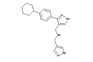 [3-(4-cyclohexylphenyl)-1H-pyrazol-4-yl]methyl-(1H-pyrazol-4-ylmethyl)amine