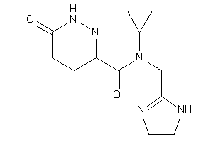 N-cyclopropyl-N-(1H-imidazol-2-ylmethyl)-6-keto-4,5-dihydro-1H-pyridazine-3-carboxamide