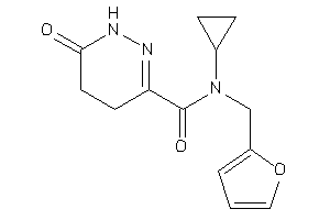 N-cyclopropyl-N-(2-furfuryl)-6-keto-4,5-dihydro-1H-pyridazine-3-carboxamide