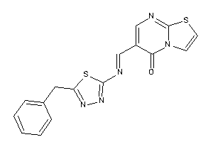 6-[(5-benzyl-1,3,4-thiadiazol-2-yl)iminomethyl]thiazolo[3,2-a]pyrimidin-5-one