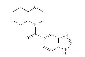 2,3,4a,5,6,7,8,8a-octahydrobenzo[b][1,4]oxazin-4-yl(1H-benzimidazol-5-yl)methanone