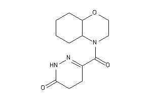 3-(2,3,4a,5,6,7,8,8a-octahydrobenzo[b][1,4]oxazine-4-carbonyl)-4,5-dihydro-1H-pyridazin-6-one