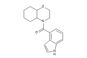 2,3,4a,5,6,7,8,8a-octahydrobenzo[b][1,4]oxazin-4-yl(1H-indol-4-yl)methanone