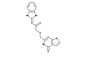 N-(1,3-dihydrobenzimidazol-2-ylidene)-2-[(4-keto-3H-thieno[2,3-d]pyrimidin-2-yl)methylthio]acetamide