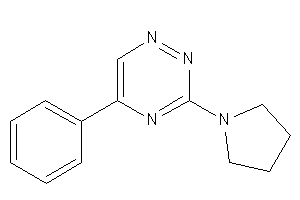 5-phenyl-3-pyrrolidino-1,2,4-triazine