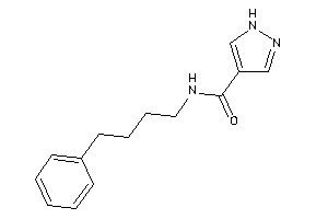 N-(4-phenylbutyl)-1H-pyrazole-4-carboxamide