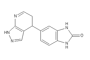 Image of 5-(4,5-dihydro-1H-pyrazolo[3,4-b]pyridin-4-yl)-1,3-dihydrobenzimidazol-2-one